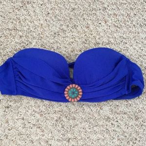 Strapless bikini top